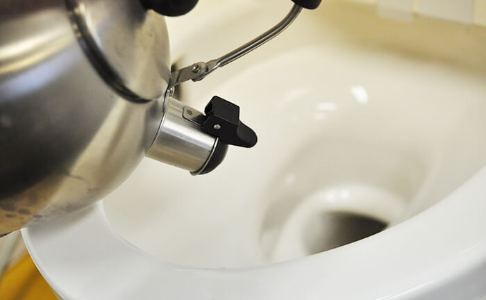 第3位 お湯(水)を流す