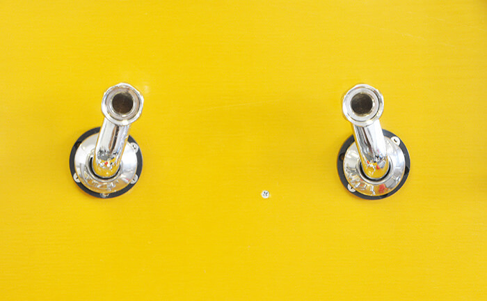 水栓本体を外した状態