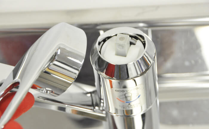 ハンドル部分を取り外す