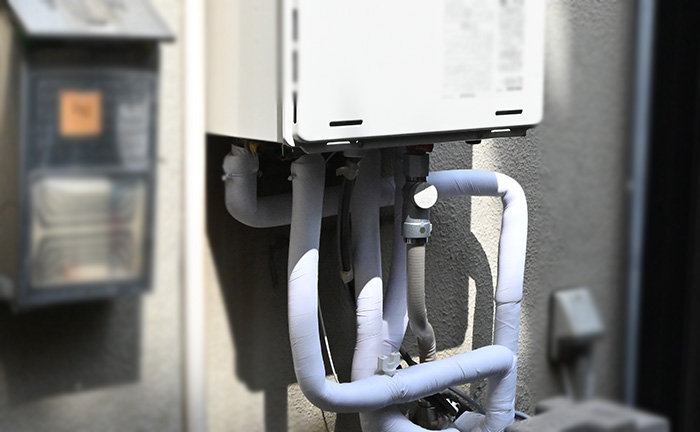 給水管が凍結していないかを確認する