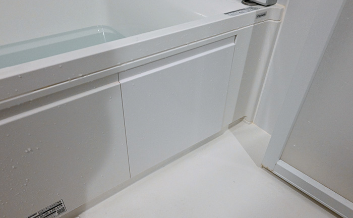 お風呂場のエプロンとは